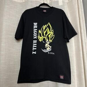 Vintage Y2K Dragon Ball Z Shirt Goku Super Saiyan Anime Boot 100% Cotton XL